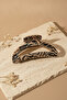Zebra Patterned Oversized Women's Hair Claw Clip - Stylish and Modern Hair Accessory - 5
