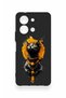 Vivo Y36 Compatible Egyptian Cat God Patterned Silicone Case - 2