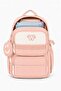 4-Piece Satin Fabric Waterproof Primary School Bag Set with Lunch Bag, Pen Holder and Accessory Bag - 7
