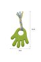 Handrope Hand Shaped Plastic Hand Extendable Play Rope 2 Person Dog Toy Interactive - 2