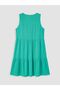 Lcw Everyday Green V-Neck Layered Dress - 7