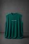 Men's Green Basic Zero Sleeve Oversize Undershirt - 2