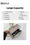 Women Crossbody Bags Retro Style Women's Classic Leather Handbags Purses with Metal Buckle Decoration for Vacation Travel and Work - 2