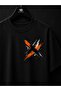 X Graphic Printed Oversize Unisex Premium T-Shirt - 2