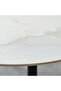 Elmont 4 seater Round Dining Table Ceramic Sturdy Dining Table Without Chairs| Modern Design Desk Furniture - 3