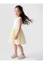 Two Mt Shop Quality Oval Collar Stone Printed Girls' Dress - 2
