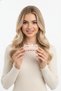 Stylish Light Pink Glitter Detailed Oversized Hair Clip Nail Clip for Women - 4