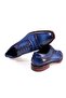 Light Blue Color Laceless Genuine Leather Leather Sole Men's Shoes - 2