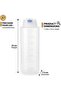 Squeeze Bottle with Silicone Valve, 700ml Large Condiment Dispenser for Ketchup, Mayo - 4