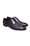 Black Color Lace-Up Genuine Leather Men's Shoes