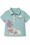 100% Cotton Muslin Fabric Boys' Summer Shorts Set 2602 - 3