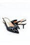 Women's Genuine Leather Shoes Black Patent Leather - 3