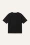 Boxy Fit Crew Neck Short Sleeve Black T-Shirt I0422Ax26Hs - 2