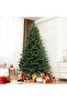 Multi Size Dual Light Pre-Lit PE+PVC Christmas Tree Auto Setup Artificial Tree Family Party Xmas Gift Ornament For Villa Shop - 5