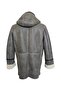 Alex - Men's Suede Coat with Genuine Fur Hood - 3