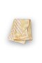 Baroque Patterned Yellow Twill Silk 90X90 Scarf - 2