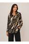 LEOPARD SATIN SHIRT