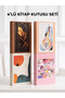 Set of 4 Decorative Book Boxes |   Home and Office Decor
