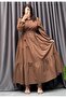 Shirt Collar Long Dress - 2
