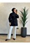 3485 embossed patterned jacket black - 2