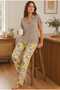 Women's Cotton Buttoned Short Sleeve Pajama Set - 7