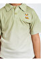 Boys Dip Dye Polo T-Shirt with Placement Emrboidery - 3
