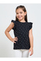Pack of 2 - Round Neck Frill Sleeve T-Shirt - 2