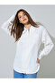 White Zip-Up Longline Shirt