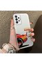 Samsung Galaxy A73 Compatible Hard Acrylic Back Silicone Edge Lens Protection Case - 2