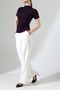 Women's Stoned Sandy Draped High Neck Blouse - 3