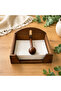 Acacia Wood Napkin Holder 20X20 cm – Decorative Tabletop Napkin Holder |   Kitchen, Cafe, and Restaurant Use