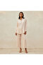 Oversized Linen Blend Shirt with Long Sleeves - 3