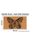 Coco Cc020A Butterfly Patterned Door Mat 45X70 - 2