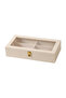 6-Piece Leather Eyewear Box with Glass Covers – Eyewear Storage and Collection Box - 5