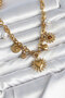 316L Steel Gold Color Charm Model Women's Necklace