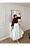 Crinkled Lined Skirt - 4