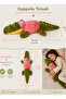 Hooded Crocodile Plush Toy 72 cm - 5