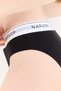 Signature Perle Black High Waist Slip Panties - 4