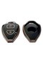 Toyota Corolla Auris Rav4 Hilux Compatible Remote Key Case Cover Auto Keychain with 2 Keys Black Gold - 4