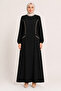 Canpolat 49507-26 Women's Ayrobin Ferace with Hidden Front Zipper Pocket, Comfortable Fit, Long Hijab Ferace - 3