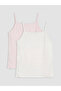 Özmarka New Season Square Neck Girls' Tank Top 2-Pack