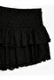 Lace Detailed Layered High Waist Mini Skirt - 5