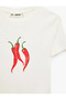 Cotton Slim Fit Short Sleeve Crew Neck Printed T-Shirt - 5