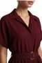 Belted Summer Ayrobin Shirt Dress Lgx0009 Bordo - 5