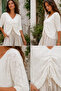 Cream Pre-Gathered Knitwear Blouse - 5