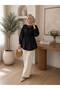 Women's Drawstring Detailed Hijab Shirt - 2