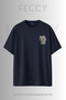 Premium Panda Printed Unisex Oversize Women's T-Shirt Men's T-Shirt Cotton Oversize T-Shirt - 2
