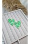 Ocean Wave Heart Earrings (Blue Black Pink Green White) - 2