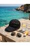 Modern-Looking Summer Knitwear Hat with a Silvery Knit Design - 2