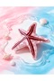 Pink Starfish Mandal Bone Buckle